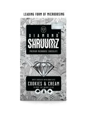 Buy Diamond Shruumz Chocolate Bars Cookies & Cream