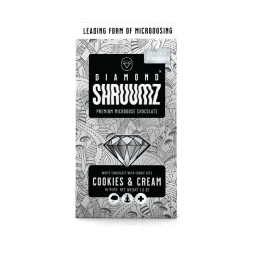 Buy Diamond Shruumz Chocolate Bars Cookies & Cream