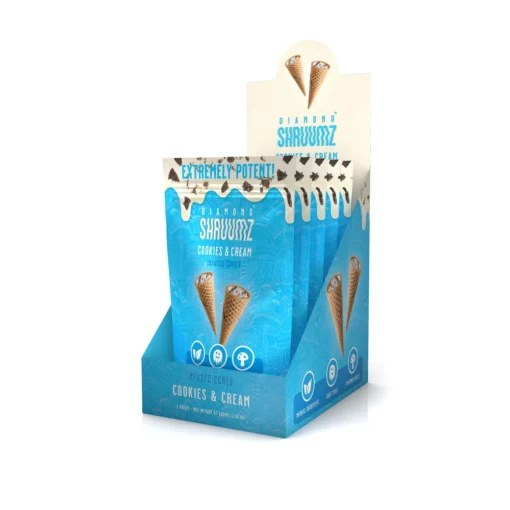Buy Diamond Shruumz Cones Cookies and Cream 10 pieces