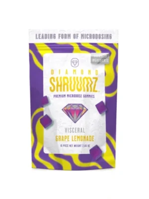 Buy Diamond Shruumz Gummies Grape Lemonade