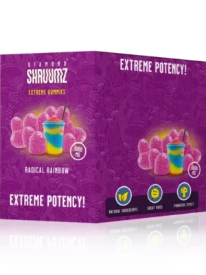 Buy Diamond Shruumz Gummies Radical Rainbow – Mega Dose