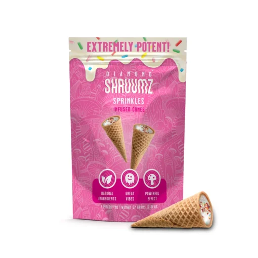 Buy Diamond Shruumz Cones Sprinkles 10 pieces