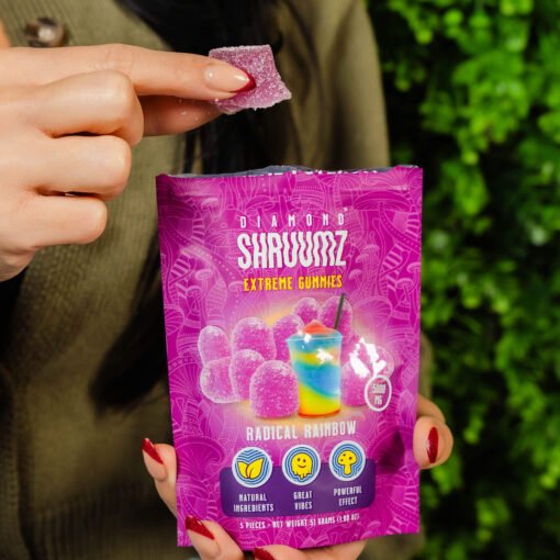 Buy Diamond Shruumz Gummies Radical Rainbow