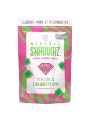 Buy Diamond Shruumz Gummies Strawberry Kiwi – Micro Dose 15 pieces