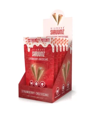 Buy Diamond Shruumz Cones Strawberry Cheesecake 10 pieces