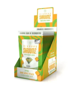 Buy Diamond Shruumz Gummies Sour Apple Peach – Micro Dose 150 pieces