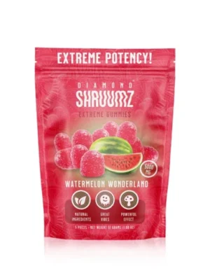 Buy Diamond Shruumz Gummies Watermelon Wonderland – Mega Dose 1000 MG each 5 pieces