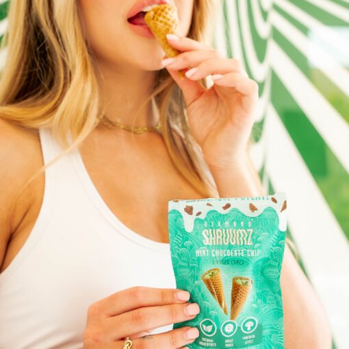 Buy Diamond Shruuumz Cones Mint Chocolate Chip 2 pieces